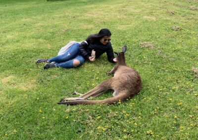 Getting friendly with the locals